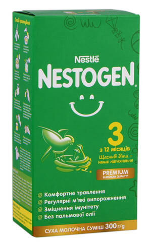 Nestogen 3 Суха молочна суміш з 12 місяців 300 г 1 коробка