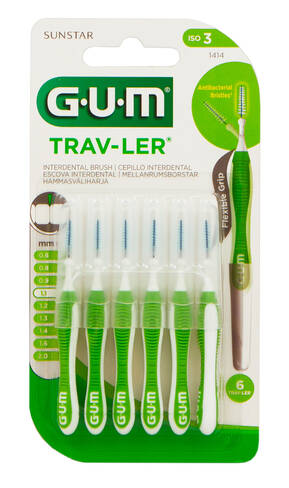 Gum Trav-Ler Зубна щітка міжзубна 1,1 мм 6 шт