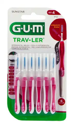 Gum Trav-Ler Зубна щітка міжзубна 1,4 мм 6 шт