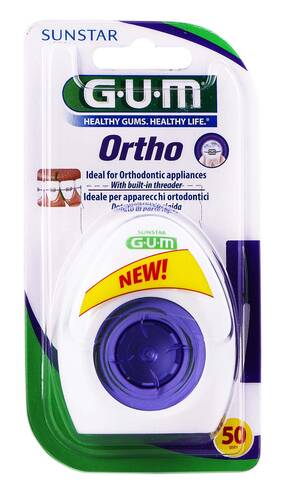 Gum Ortho Зубна нитка ортодонтична 1 шт