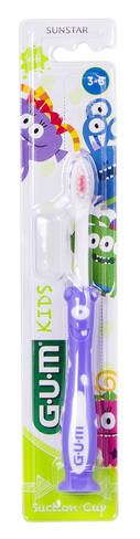 Gum Kids Monster Зубна щітка для дітей 3-6 років 1 шт