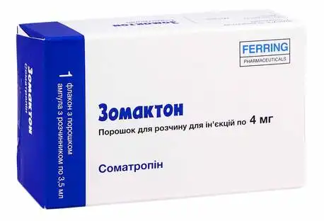 Зомактон порошок для ін'єкцій з розчинником 4 мг 1 флакон