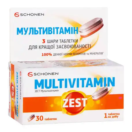 Zest Мультивітамін таблетки 30 шт