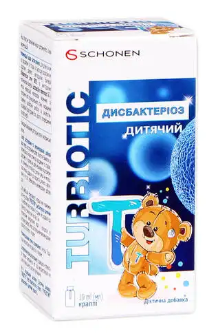 Турбіотик дисбактеріоз дитячий краплі 10 мл 1 флакон