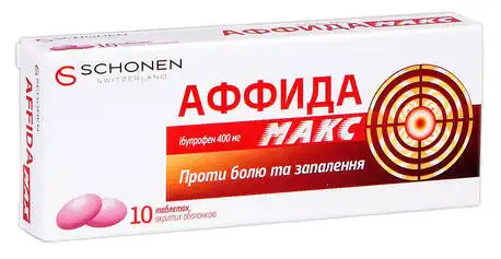 Аффида Макс таблетки 400 мг 10 шт