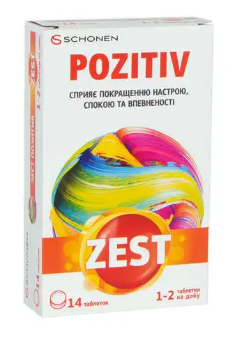 Zest Позитив таблетки 14 шт