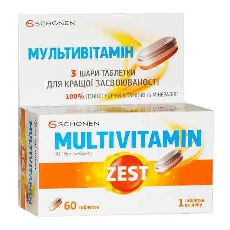 Zest Мультивітамін таблетки 60 шт