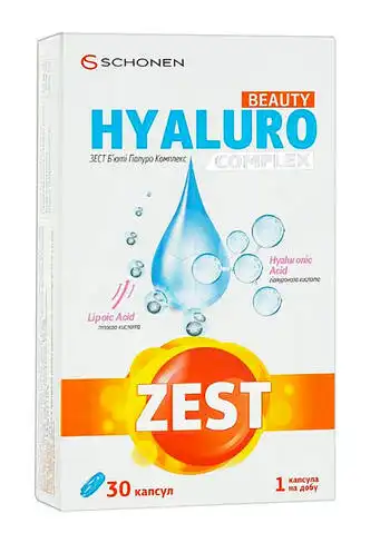 Zest Beauty Гіалуро Комплекс капсули 30 шт