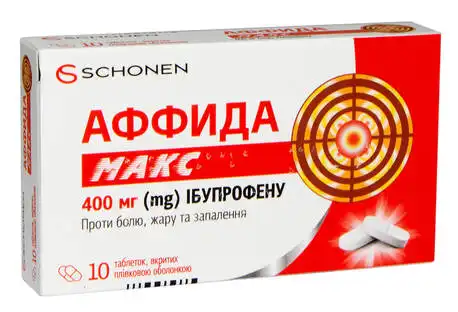 Аффида Макс таблетки 400 мг 10 шт