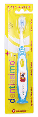 Dentissimo Kids Зубна щітка для дітей 2-6 років м'яка 1 шт