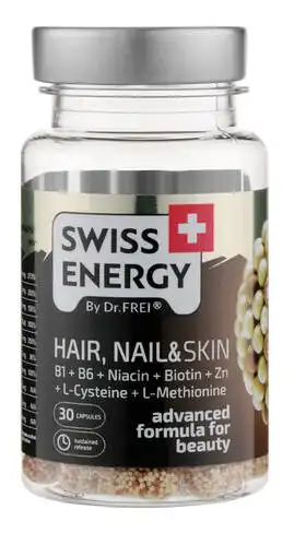 Swiss Energy Вітаміни Hair, Nail & Skin капсули 30 шт