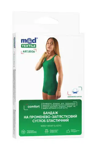 MedTextile 8506 Бандаж на променево-зап'ястковий суглоб еластичний розмір L 1 шт