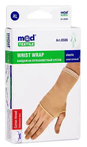 MedTextile 8506 Бандаж на променево-зап'ястковий суглоб еластичний розмір XL 1 шт