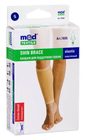 MedTextile 7605 Бандаж для підтримки гомілки еластичний розмір S 1 шт