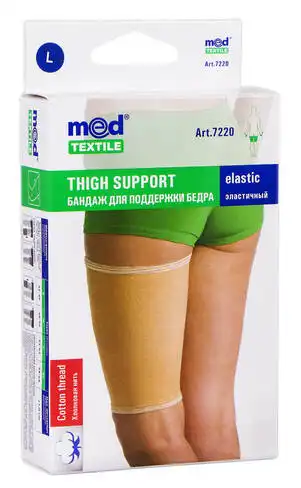 MedTextile 7220 Бандаж для підтримки стегна еластичний розмір L 1 шт