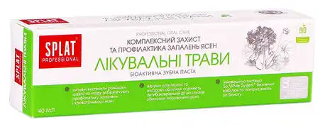 Splat Professional Зубна паста Лікувальні трави 40 мл 1 туба