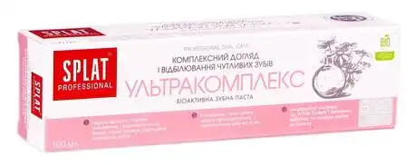 Splat Professional Зубна паста Ультракомплекс 100 мл 1 туба