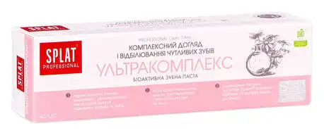 Splat Professional Зубна паста Ультракомплекс 40 мл 1 туба