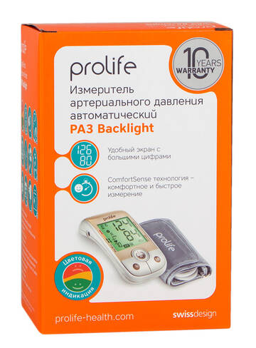 Prolife PA3 Backllight Тонометр автоматичний електронний 1 шт