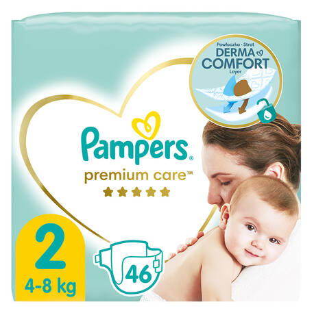 Pampers Premium Care 2 Mini Підгузки дитячі 4-8 кг 46 шт
