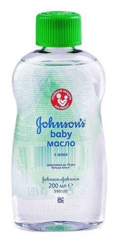 Johnson’s Baby Олійка з алоє 200 мл 1 флакон loading=