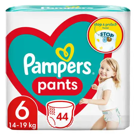 Pampers Pants 6 Extra large Підгузки-трусики дитячі 15+ кг 44 шт