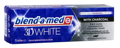 Blend-a-med 3D White Зубна паста з Деревним вугіллям 75 мл 1 туба