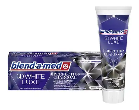Blend-a-med 3D White Luxe Зубна паста Досконалість вугілля з Вугільним Порошком 75 мл 1 туба