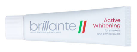 Brillante Active Whitening Зубна паста для курців та цінителів кави 75 мл 1 туба