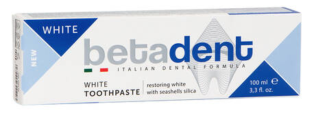 Betadent WHITE Зубна паста відбілююча 100 мл 1 туба