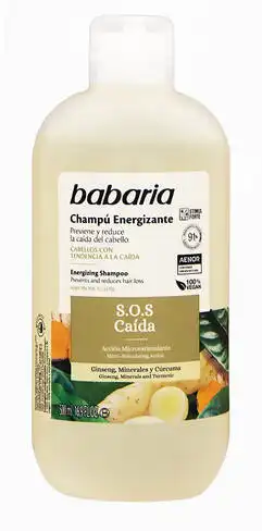 Babaria Шампунь Енергія проти випадіння волосся 500 мл 1 флакон