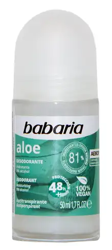 Babaria Дезодорант Алое оригінальний роликовий 50 мл 1 флакон