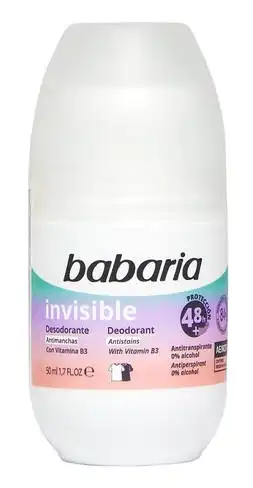 Babaria Дезодорант Антиперспірант роликовий Непомітний 50 мл 1 флакон