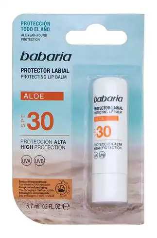 Babaria Бальзам для губ захисний Алое Вера SPF30 5,7 мл 1 стік