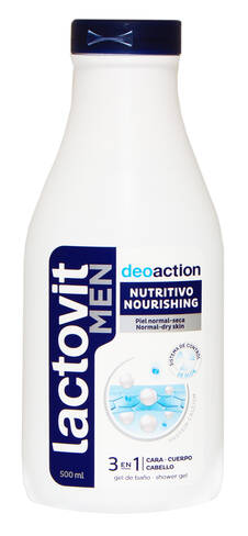 Lactovit Deoaction Гель для душу чоловічий 500 мл 1 флакон