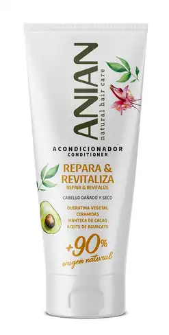 Кондиціонер для пошкодженного волосся з рослинним кератином відновлюючий