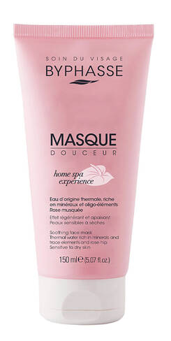 Byphasse Home Spa Experience Маска заспокійлива для обличчя для сухої та чутливої шкіри 150 мл 1 туба loading=