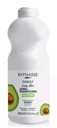 Byphasse Family Fresh Delice Кондиціонер для сухого волосся з авокадо 400 мл 1 флакон loading=