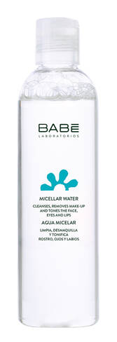 Babe Laboratorios Facial Міцелярна вода з пребіотиком для будь-якого типу шкіри, навіть дуже чутливої 400 мл 1 флакон