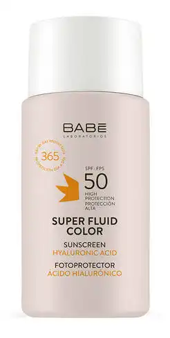 Babe Laboratorios Sun Protection Флюїд сонцезахисний супер ВВ з тонуючим ефектом для всіх типів шкіри SPF50 50 мл 1 флакон