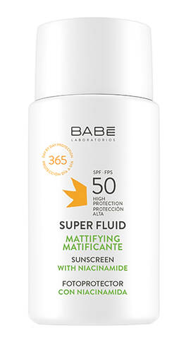 Babe Laboratorios Sun Protection Суперфлюїд сонцезахисний матуючий з ніацинамідом SPF 50 50 мл 1 флакон loading=