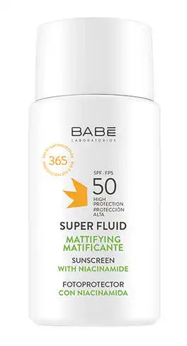 Babe Laboratorios Sun Protection Суперфлюїд сонцезахисний матуючий з ніацинамідом SPF 50 50 мл 1 флакон