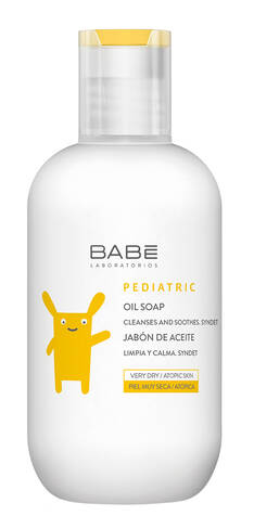 Babe Laboratorios Pediatric Мило дитяче на олійній основі для сухої та атопічної шкіри 200 мл 1 флакон