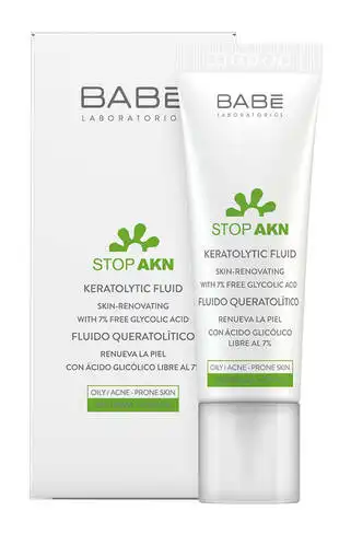 Babe Laboratorios STOP AKN Флюїд кератолітичний з гліколієвою кислотою для проблемної шкіри 30 мл 1 туба