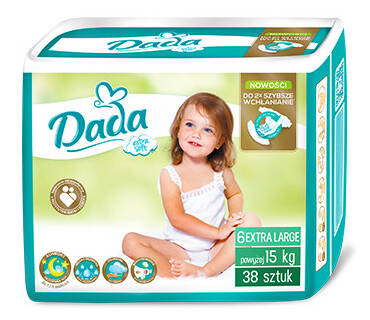 Dada Extra Soft Large 6 Підгузки дитячі 15+ кг 38 шт