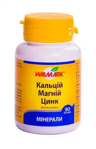 Кальцій-магній-цинк таблетки 30 шт