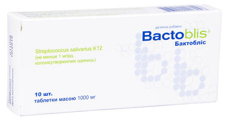 Бактобліс таблетки 1000 мг 10 шт