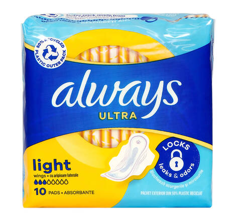 Always Ultra Light Гігієнічні прокладки 10 шт