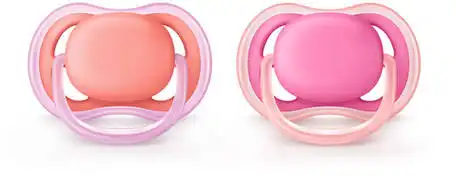 Avent Philips Ultra Air Пустушка для дівчаток 6-18 місяців SCF245/22 2 шт