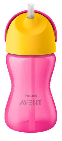 Avent Philips Чашка з трубочкою рожева з 12 місяців SCF798/02 300 мл 1 шт